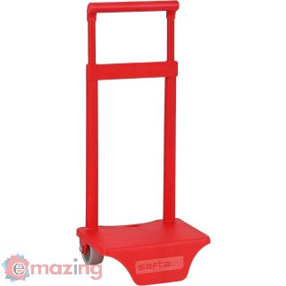 Mini Trolley per Zaino Asilo Rosso