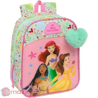 Zaino Asilo Principesse con Fiori 27 Cm