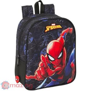 Zaino Asilo Spider-man Nero 27 Cm