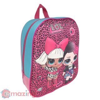 LOL Surprise. Zaino Borsa Scuola Asilo diva Rocker Dolls 32 x 27 x 10 Cm