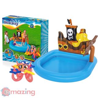 Bestway piscina play center nave pirata