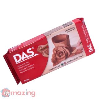 Pasta da Modellare Das Panetto 500 G Terracotta
