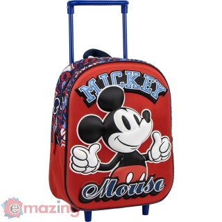 Zaino Trolley 3d Asilo Mickey Mouse 31cm