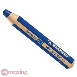 Matitone Stabilo Woody 3in1 880/405 - Blu Oltremare