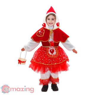 Vestito cappuccetto rosso 4/5 Anni