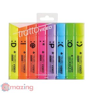 8 Evidenziatori Tratto Video Emotion Ass