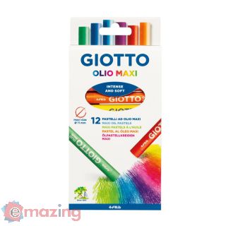 Astuccio Appendibile 12 Pastelli a Olio Giotto