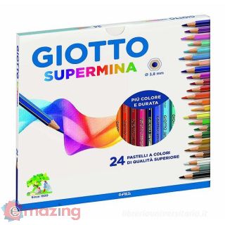 Giotto Supermina Confezione 24 pastelli