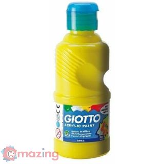 Tempera Acrilica Giotto. Flacone 250 Ml. Giallo