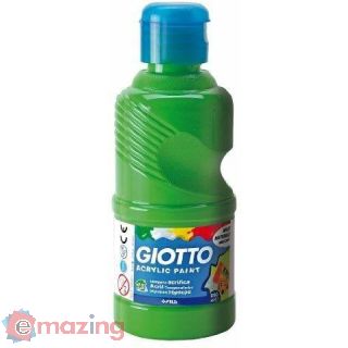Tempera Acrilica Giotto. Flacone 250 Ml. Azzurro Cyan