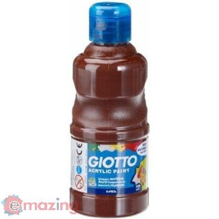 Tempera Acrilica Giotto. Flacone 250 Ml. Marrone