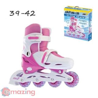 Pattini in Line Easy Roller 39 42 Regolabili Rosa