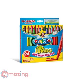 Carioca Jumbo Marcatore Extra Grassetto Multicolore 24 Pezzo(i)