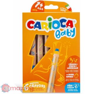 Matita 3 in 1 Carioca. Confezione da 6