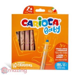 Matita 3 in 1 Carioca. Confezione da 12