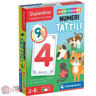 Sapientino Montessori Numeri Tattili