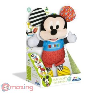 Baby Clementoni. Peluche Baby Topolino Prime Attività