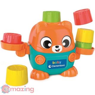 Baby clementoni Montessori - Balancing Bear, Gioco Prima Infanzia per Bambini 18+ Mesi