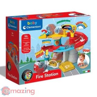 Baby clementoni Garage Stazione dei Pompieri + Auto