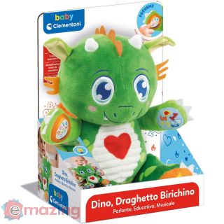 Baby Dino Draghetto Birichino Peluche Parlante Interattivo