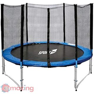Tappeto Elastico Con Rete dI Protezione D.183CM