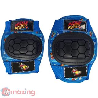 Mickey and the roadster racers kit protezioni ginocchiere