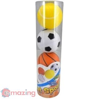 Tubo Palle Sportive in Spugna