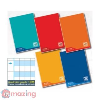 Quaderno Didattico Quadretti 10mm Assortiti