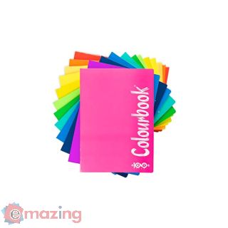 Maxi quaderno Colourbook Plus fluo a righe 1R