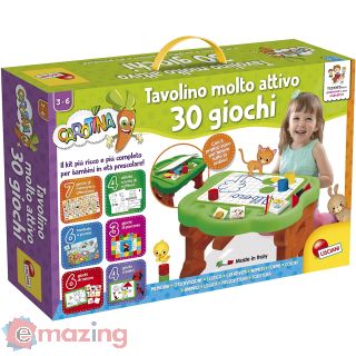 Carotina Tavolino Molto Attivo 30 Giochi