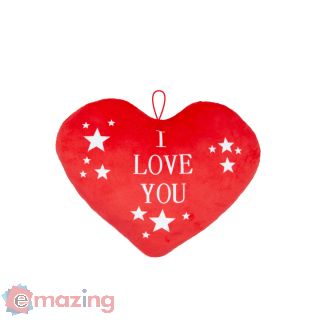 Cuscino Cuore con Frasi Ass. 30 Cm