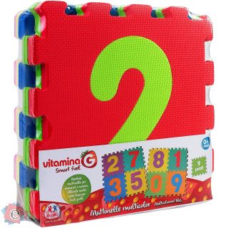 Vitamina G. Mattonelle Puzzle Numeri 9Pz 10Mm