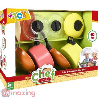 Chef Italia- set pentole + accessori cucina 9 pz