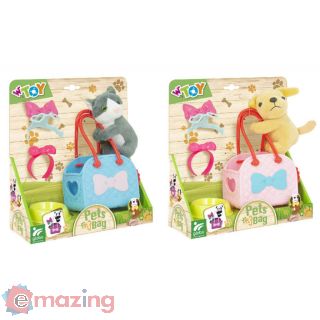 Borsetta con peluche animale + acc