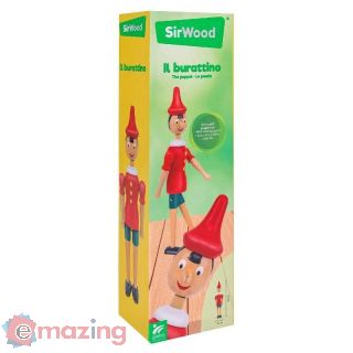 Sir Wood Pinocchio in Legno 30 Cm