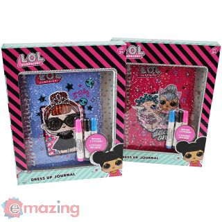 LOL Surprise Diario con Paillettes, pennarelli e Stickers