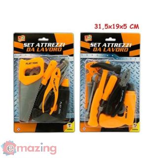 Teos. Set Meccanico con Trapano 2 Mdl Ass. Blister