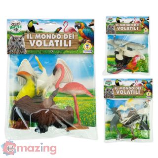 Volatili del Mondo 4 Pz. - 3 Assortiti