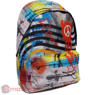 Diadora zaino americano Peace e Love linea Graffiti