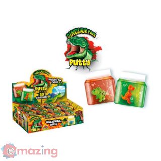 Vasetto Slime + Dinosauro 3d - 12 Assortiti 1 solo pezzo