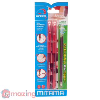 2 Penne Sfera Speed 3 Rossa + 2 Ricarich