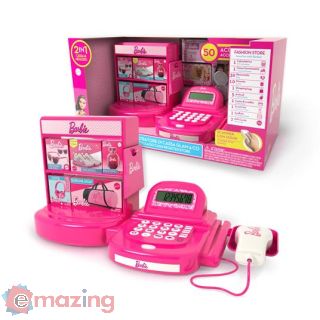 Barbie Cassa Glam & Co 2 in 1 Cassa e Negozio