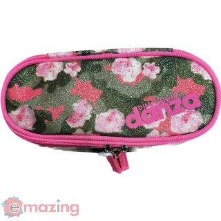 Astuccio ovale rosa glitter dimensione danza