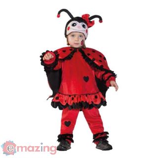 Vestito Coccinella Taglia 2/3 Anni 75,5 Cm