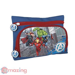 Avengers astuccio taschetta 2 zip
