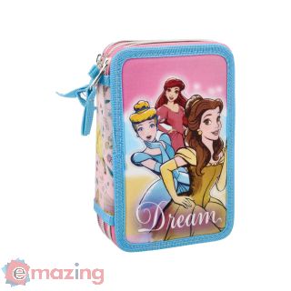 SCOL PRINCIPESSE DISNEY PR0972 ASTUCCIO 3 ZIP - 44 PZ (GIOTTO)