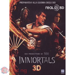 Immortals 2D + 3D anaglyph DVD