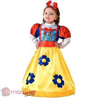 Vestito Carnevale Biancaneve Età 3/6 Anni (Principessa dei Boschi Baby) COD. 1063