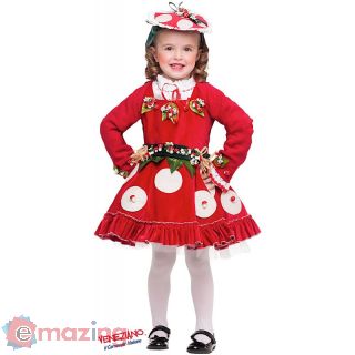 Vestito Carnevale Funghetta Bimba Età 3/6 Anni COD. 53889