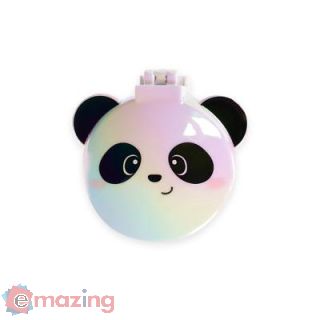 Spazzola per Capelli con Specchio - Belli Capelli - Bianco - Panda